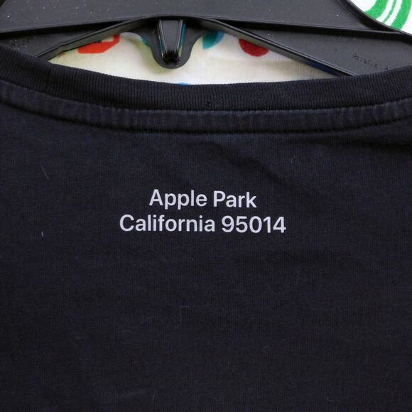Apple Park California Infinity Loop T Shirt Size XXS Black Graphic Tee 95014 - Picture 5 of 6